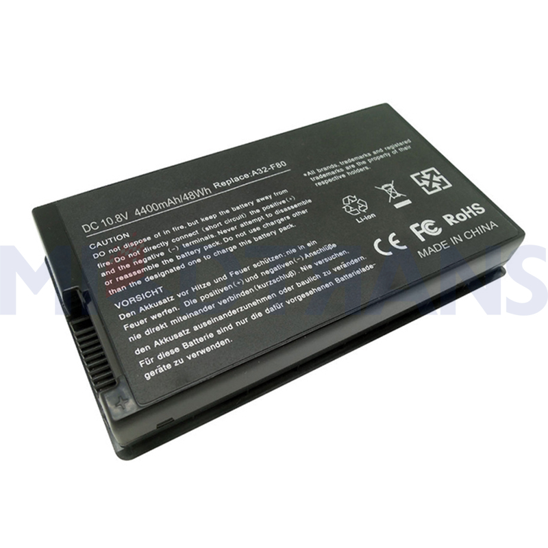 Untuk ASUS F80 F80A F80MF F80S X82S X85S Baterai Laptop