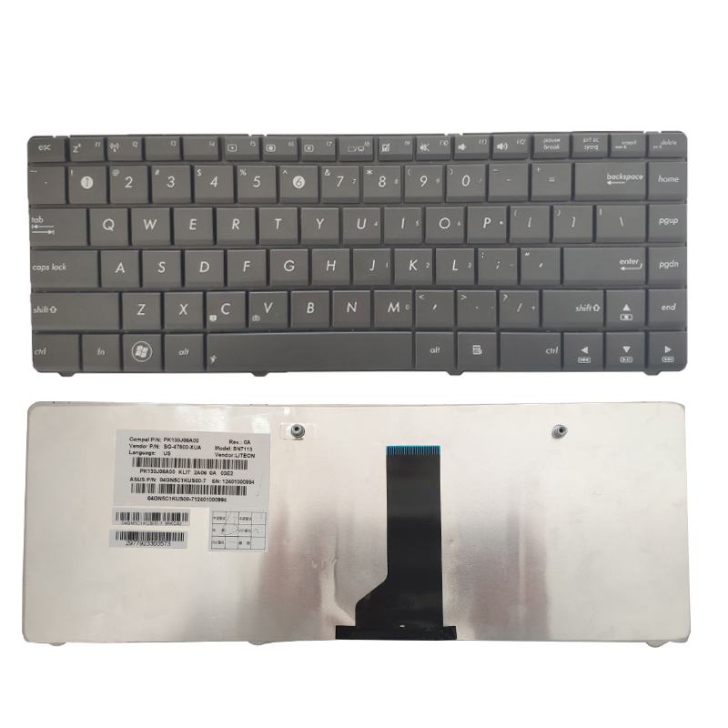 Keyboard Laptop Untuk ASUS K43U US Keyboard Layout