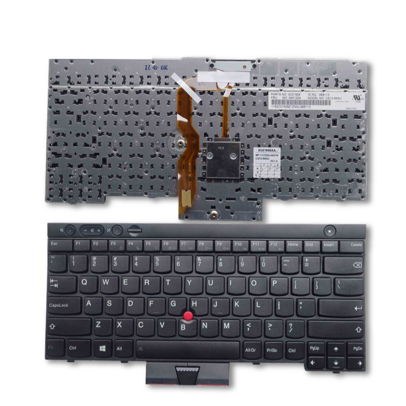 Keyboard Bahasa Inggris Baru untuk Lenovo ThinkPad T430 US Keyboard Layout
