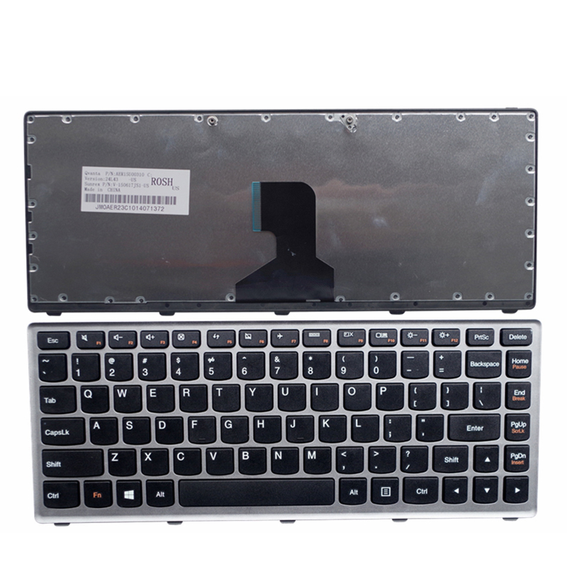 Keyboard AS Baru Untuk Lenovo Z400 Tata Letak Keyboard Laptop Bahasa Inggris