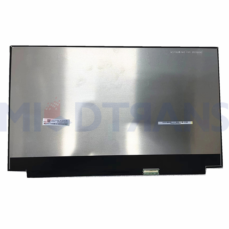 NE173QUM-N63 NE173QUM N63 17.3 '' 4K EDP 40pin 60Hz 3840x2160 Laptop LCD Layar Panel Tampilan