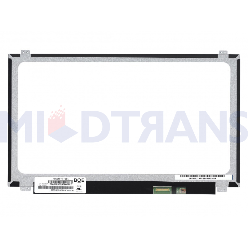 HB156FH1-301 HB156FH1 301 15.6 '' Slim FHD 60Hz EDP 30 PIN LCD Layar Layar Penggantian LCD Untuk Lenovo Laptop