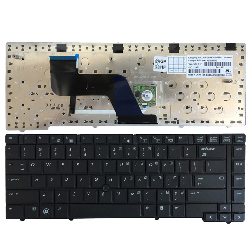 Keyboard Bahasa Inggris Untuk Tata Letak Keyboard Laptop HP Elitebook 8440P AS